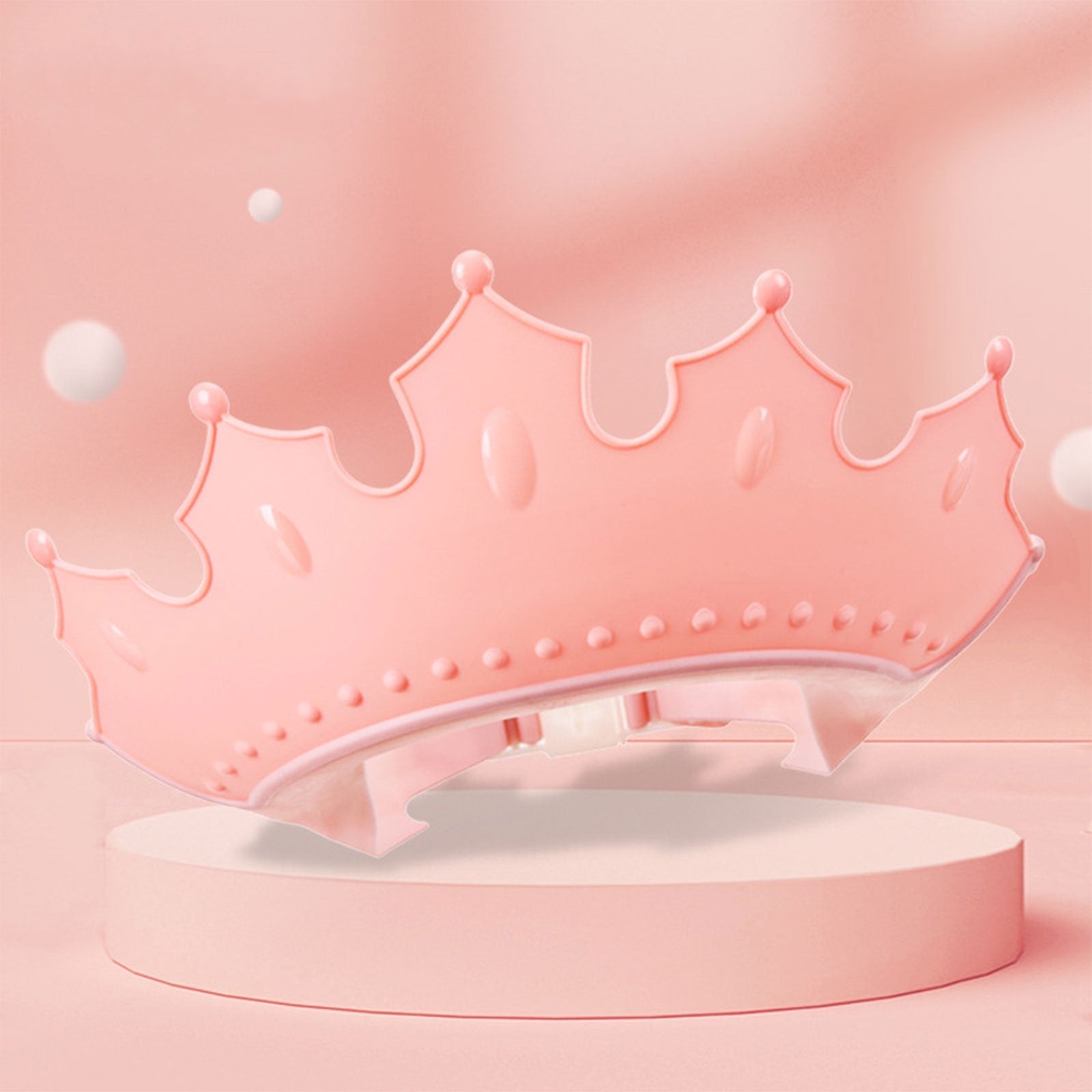 6440 Crown Baby Shower Cap Adjustable Crown Baby Child Protection, Eye Protection, Ear Protection, Adjustable Swim Cap, Waterproof and Adjustable for Kids and Babies DeoDap 6440 Crown Baby Shower Cap Adjustable Crown Baby Child Protection, Eye Protection, Ear Protection, Adjustable Swim Cap, Waterproof and Adjustable for Kids and Babies DeoDap